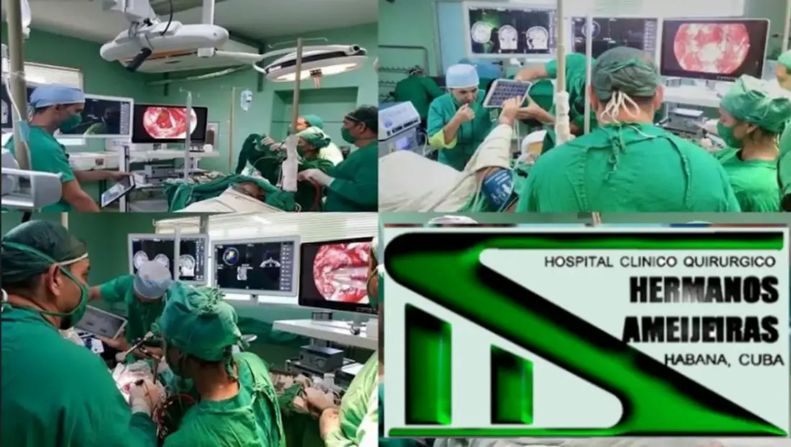 Servicio de Neurocirugía · Hospital Hermanos Ameijeiras, La Habana.