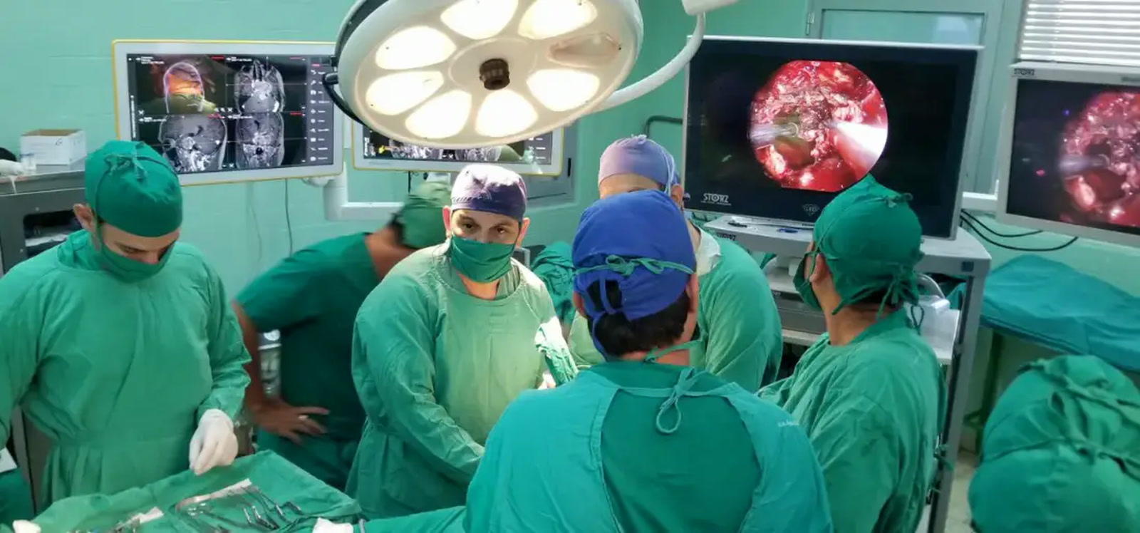 Abordaje Brain Port, puertos múltiples, dirigido por Dr. Cs. Omar López